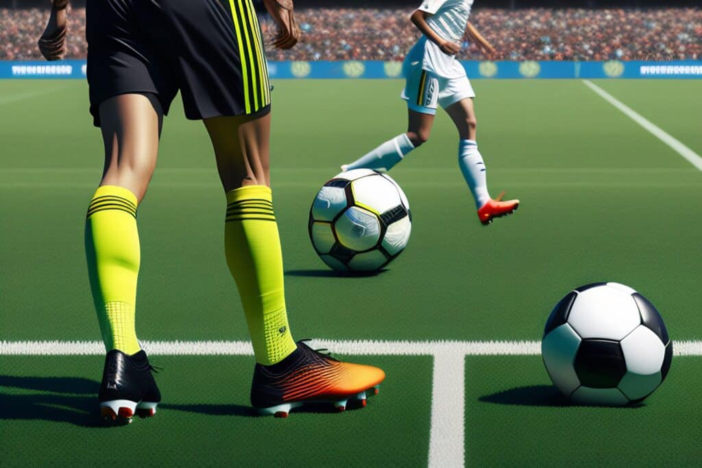 3d soccer halftone long preview patternleggings min